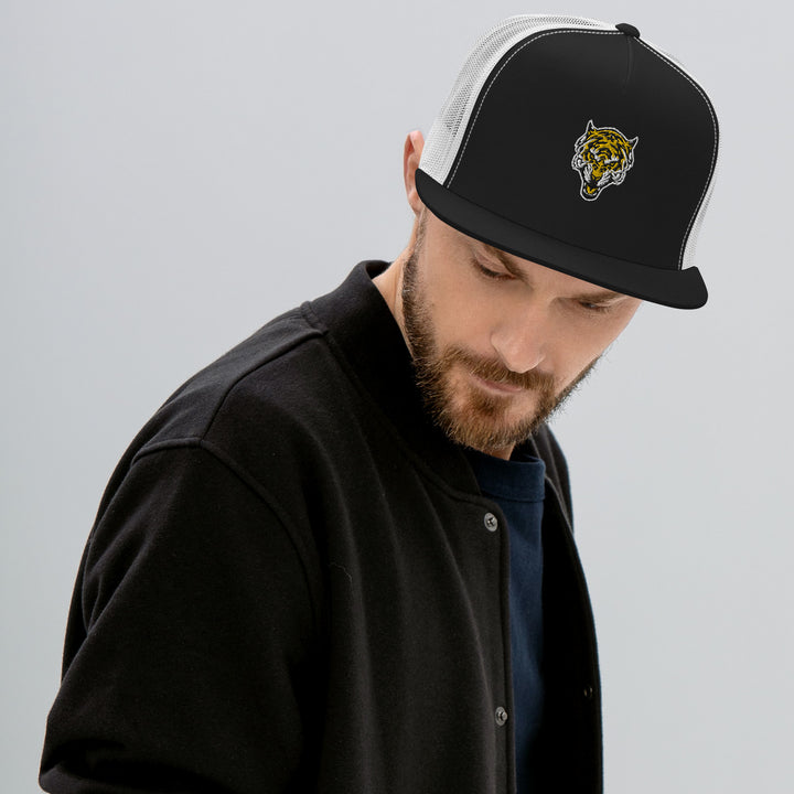 Unisex Tiger Head Trucker Cap