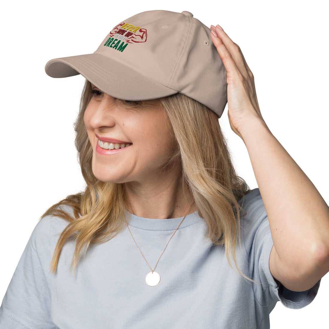 Never Give Up Dream Dad hat