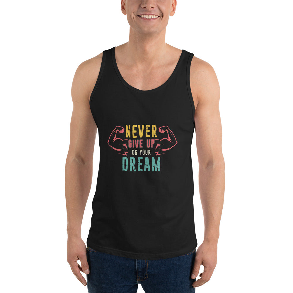 Never Give Up Dream Tank Top