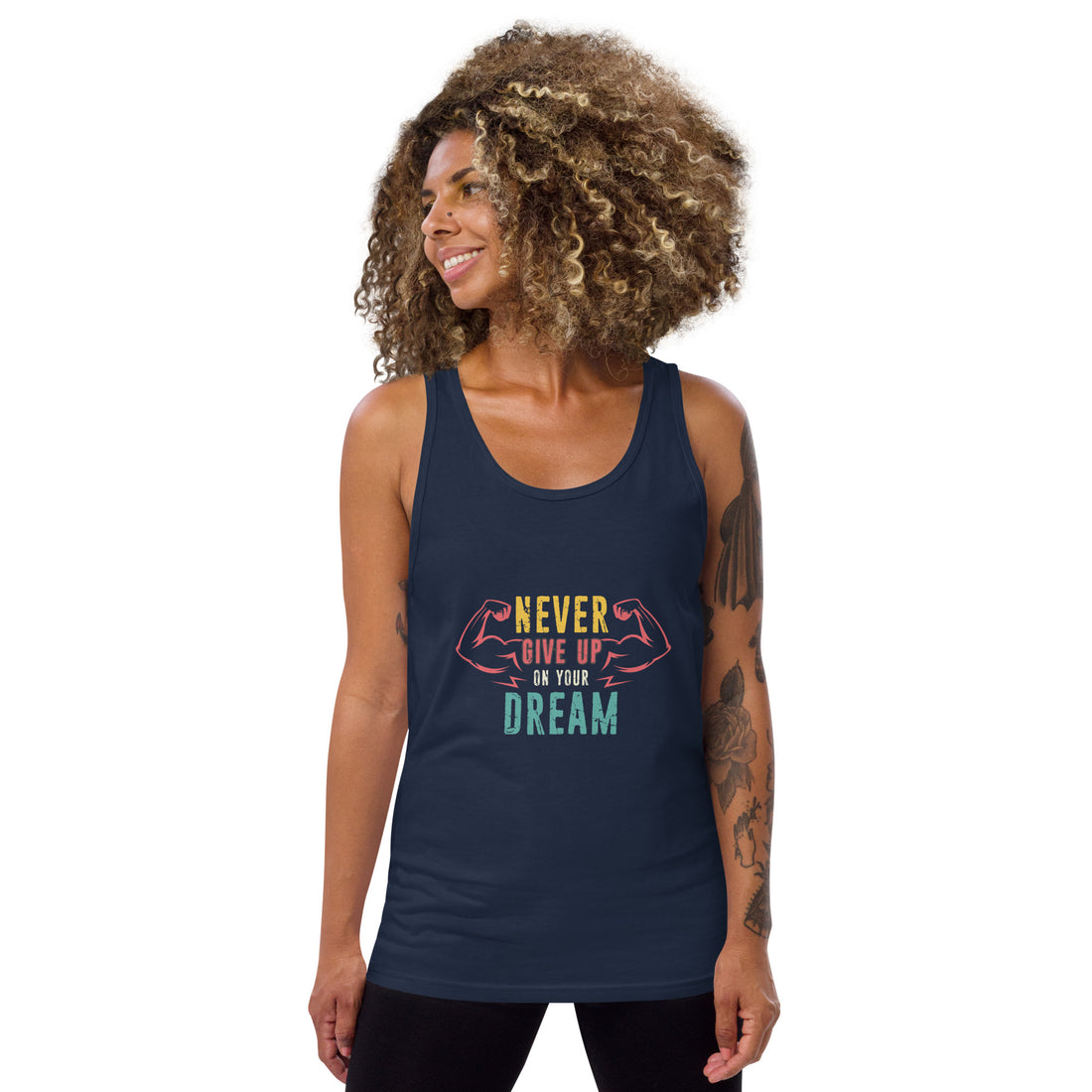 Never Give Up Dream  Tank Top