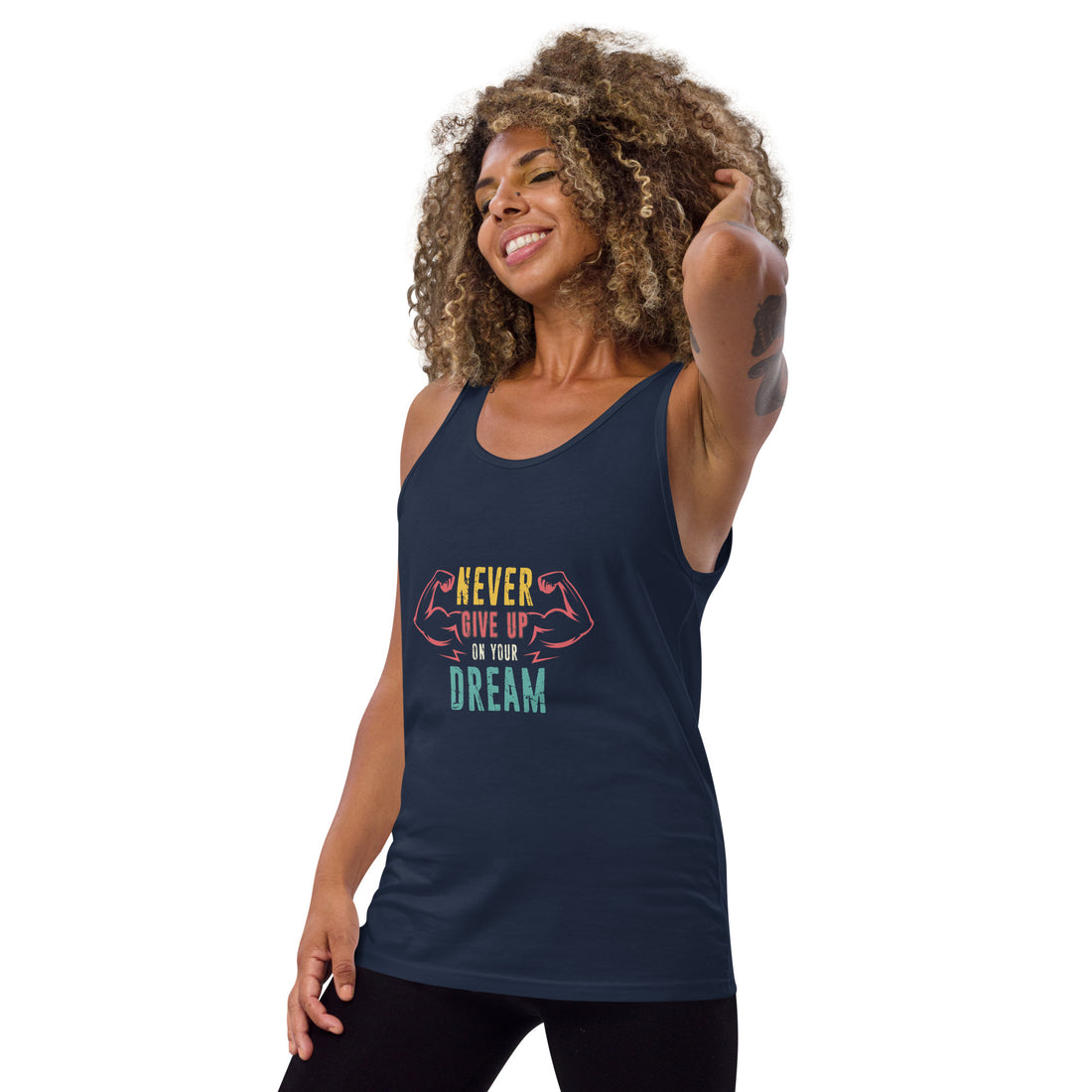 Never Give Up Dream  Tank Top