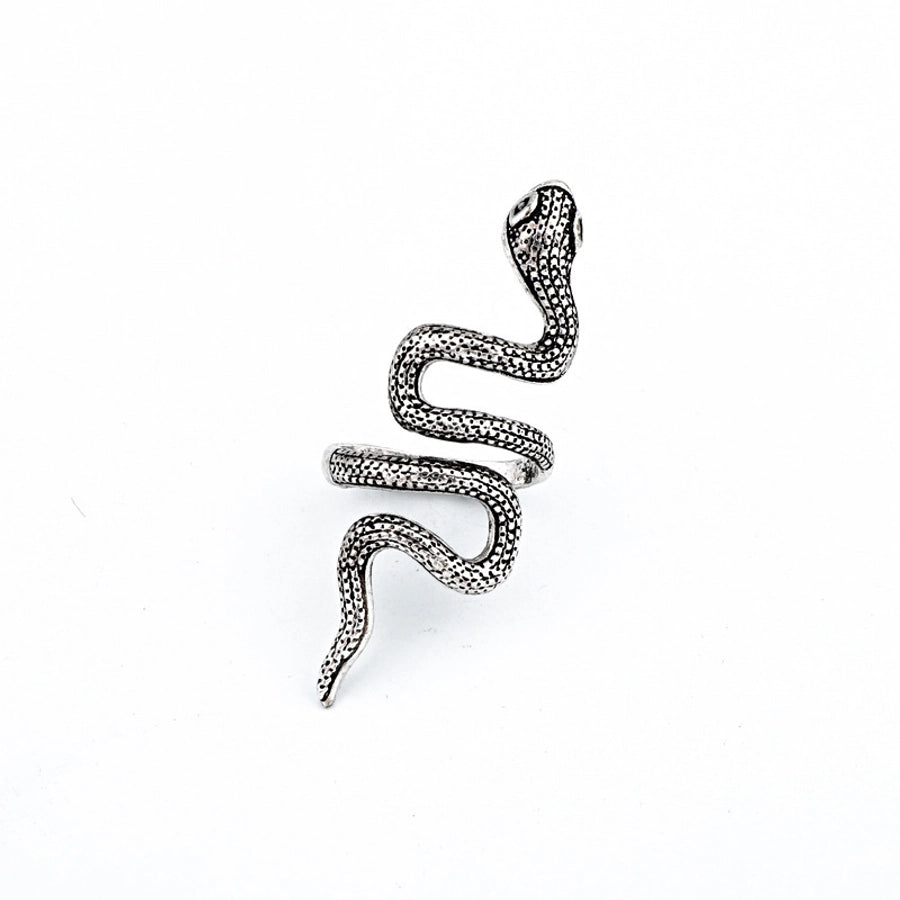 simple style commute snake zinc alloy stoving varnish men's rings