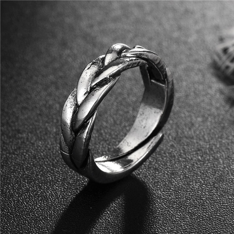 punk winding snake paw animal ring