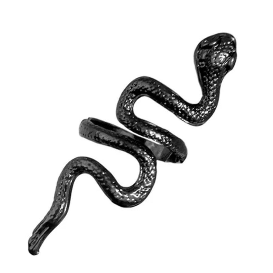 simple style commute snake zinc alloy stoving varnish men's rings