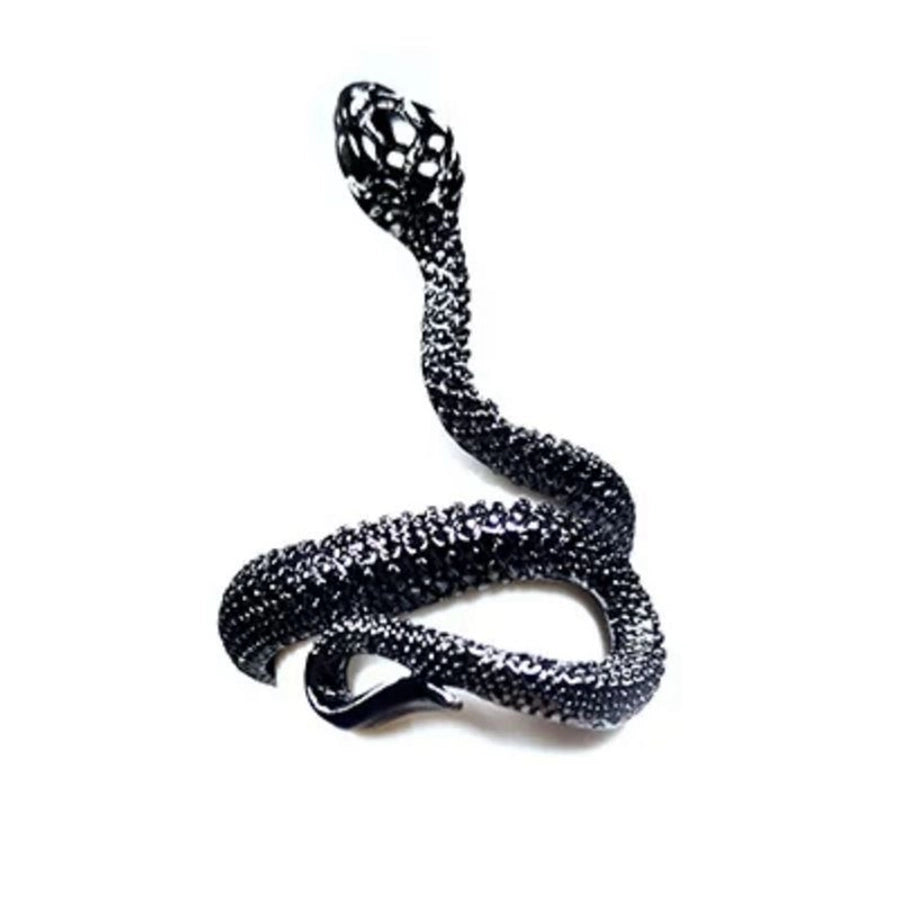 simple style commute snake zinc alloy stoving varnish men's rings