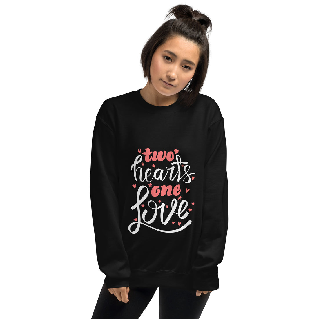 Two Hearts One Love Unisex Sweatshirt