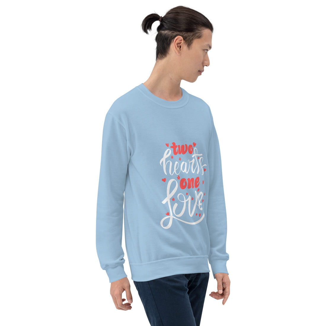 Two Hearts One Love Unisex Sweatshirt