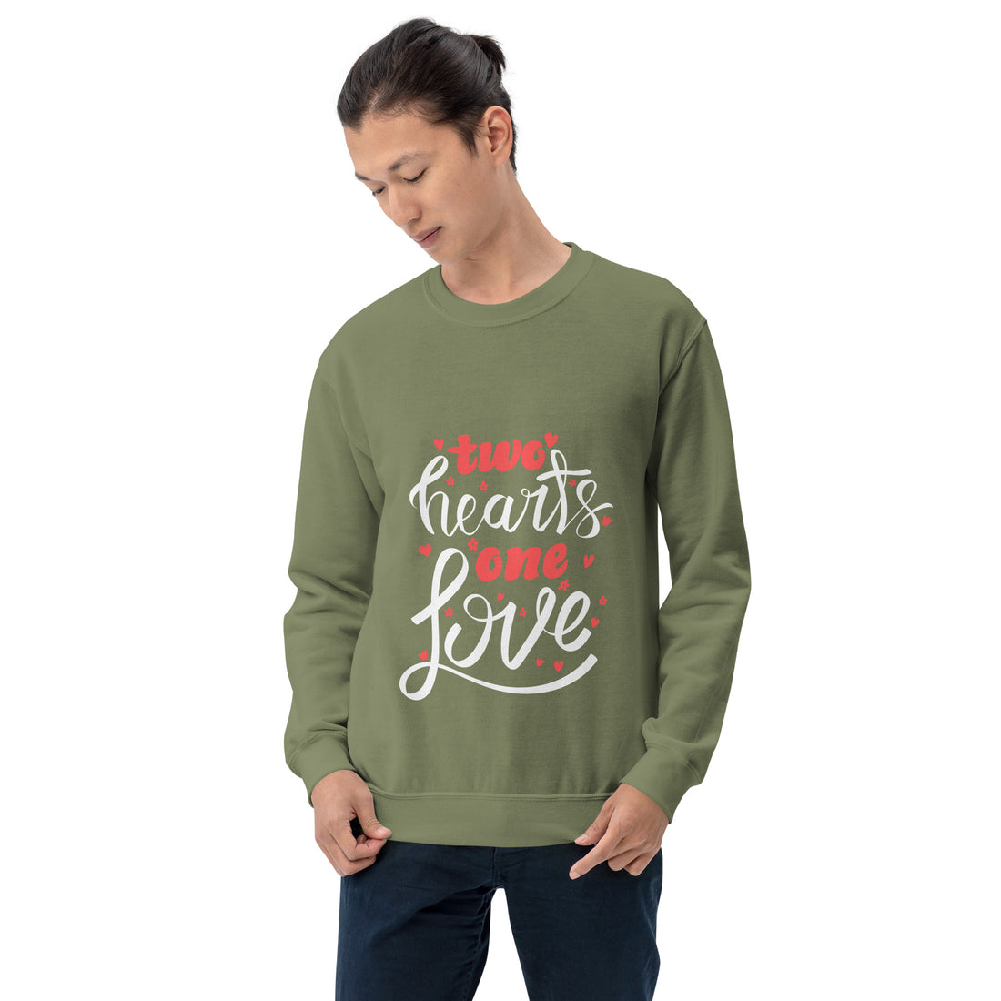 Two Hearts One Love Unisex Sweatshirt