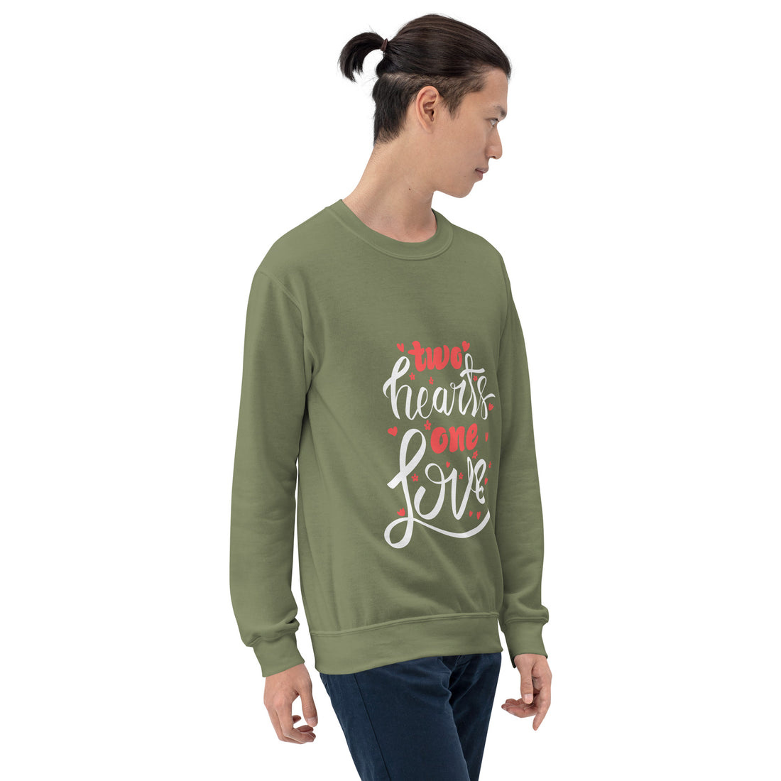 Two Hearts One Love Unisex Sweatshirt