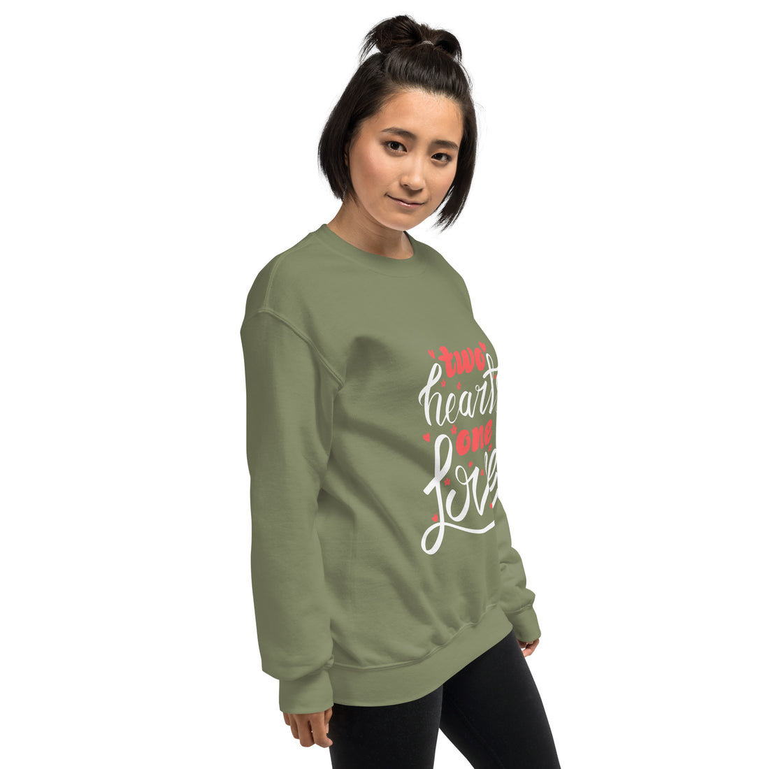 Two Hearts One Love Unisex Sweatshirt