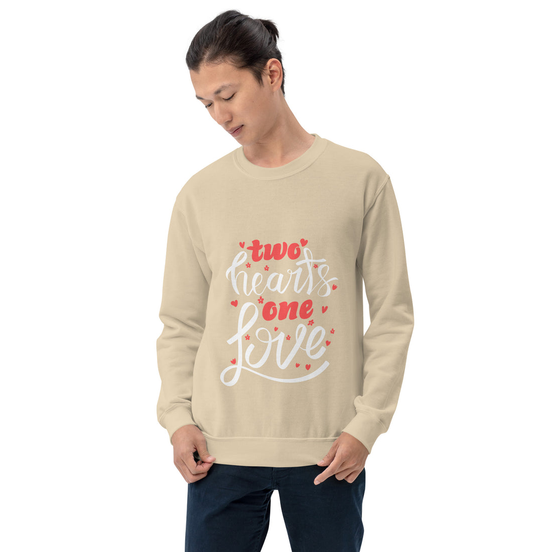 Two Hearts One Love Unisex Sweatshirt