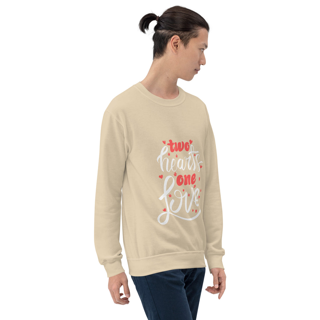 Two Hearts One Love Unisex Sweatshirt