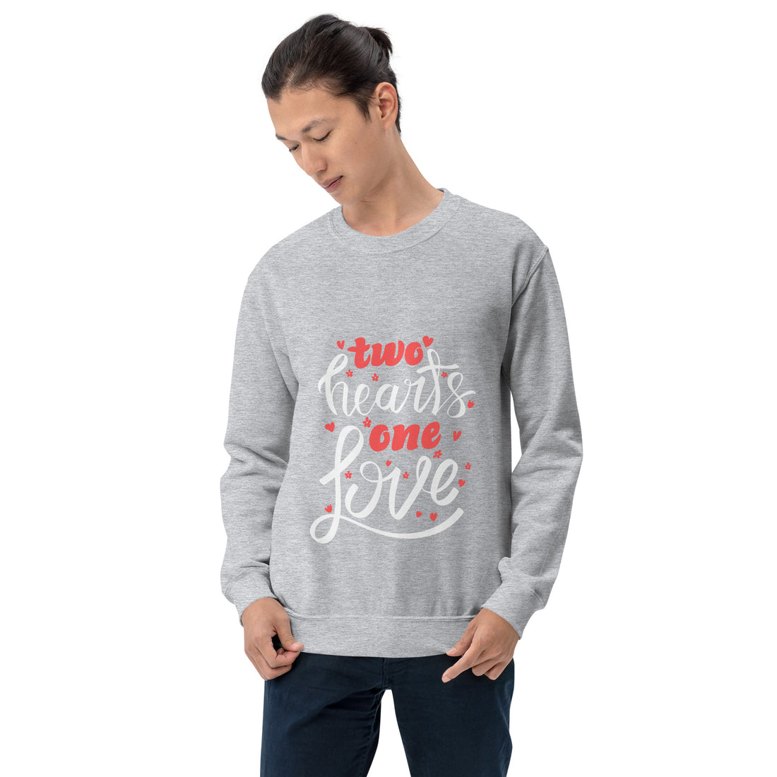 Two Hearts One Love Unisex Sweatshirt