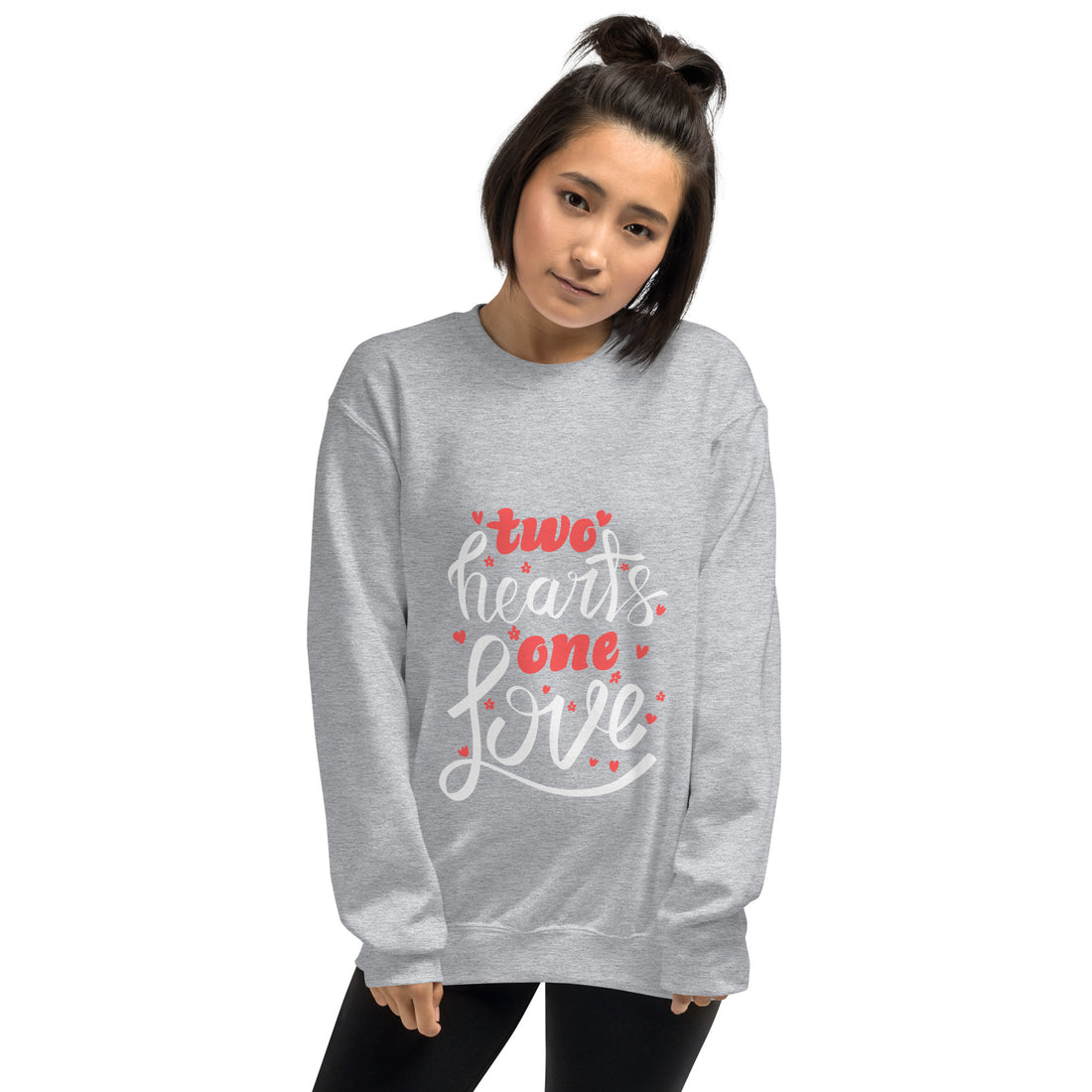 Two Hearts One Love Unisex Sweatshirt