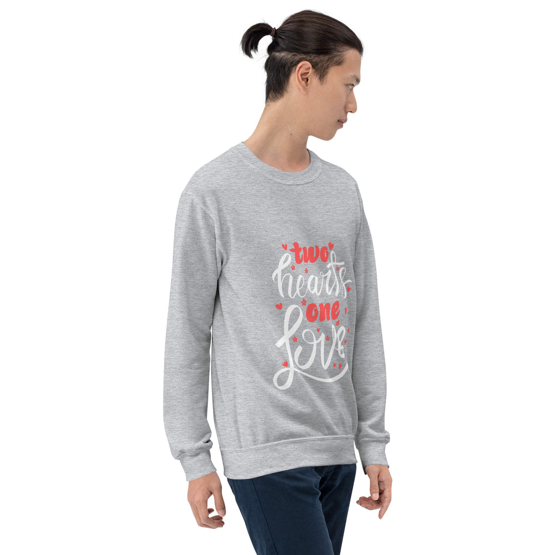 Two Hearts One Love Unisex Sweatshirt