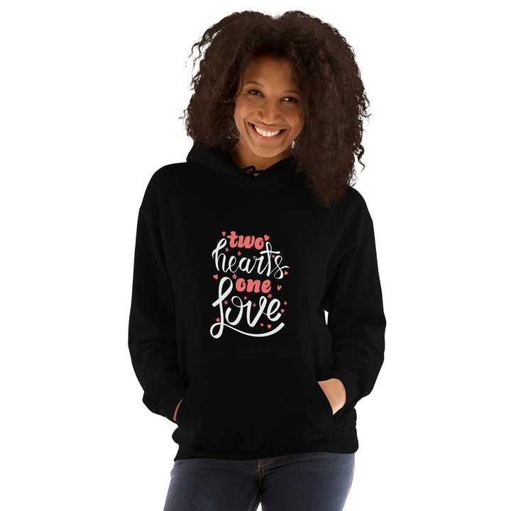 Two Hearts One Love Unisex Hoodie