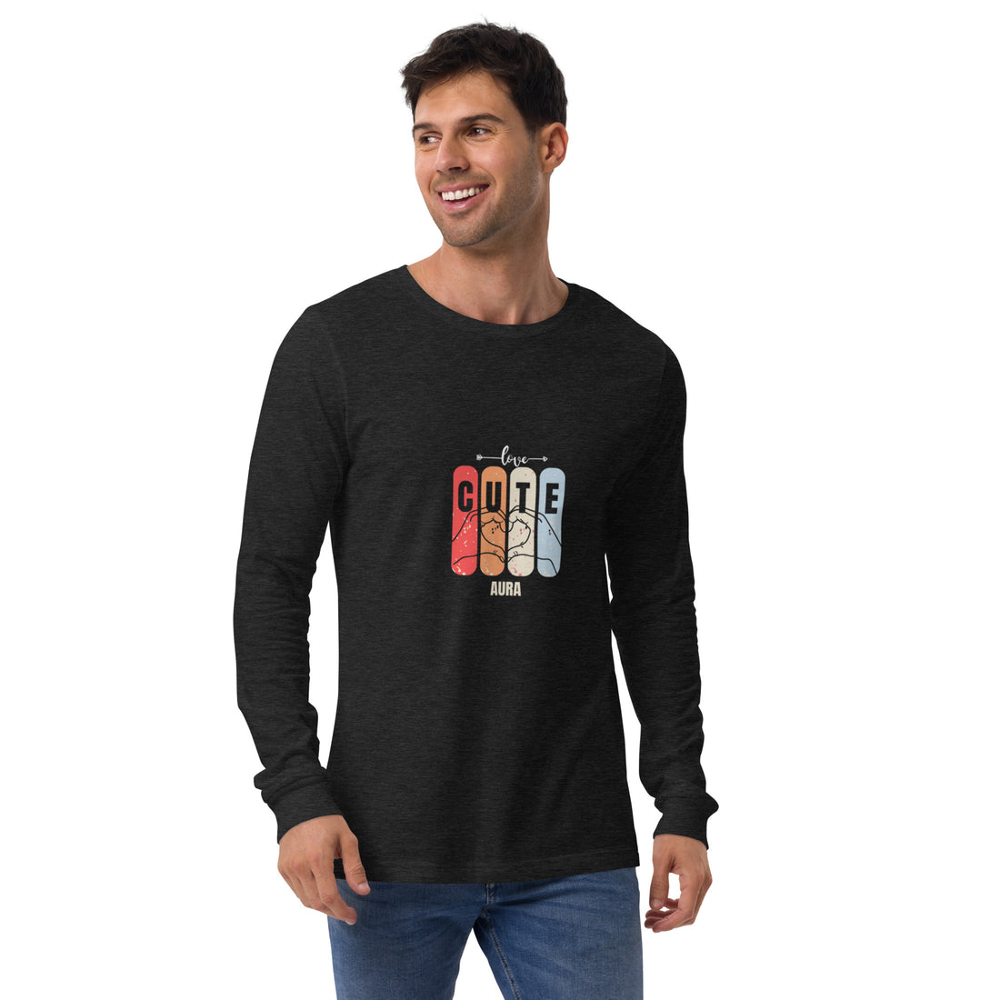 Cute Aura Unisex Long Sleeve Tee | MEN, WOMEN