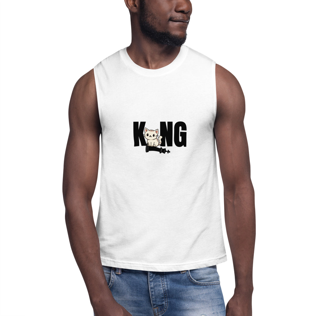 Cute King Muscle Shirt For Men and Women