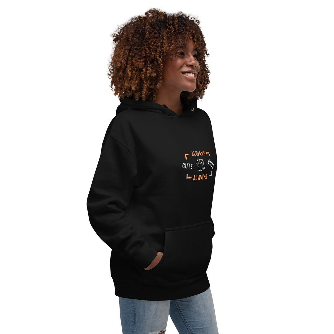 Always Cute Unisex Hoodie For Men and Women