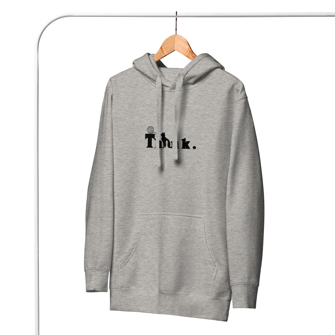 THINK Cute Unisex Hoodie| Men and Women