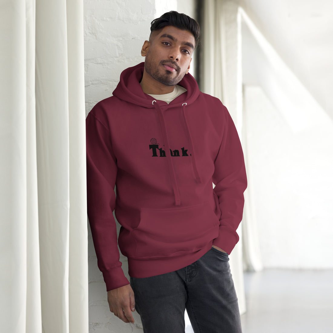 THINK Cute Unisex Hoodie| Men and Women