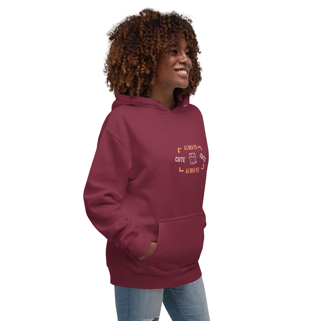 Always Cute Unisex Hoodie For Men and Women