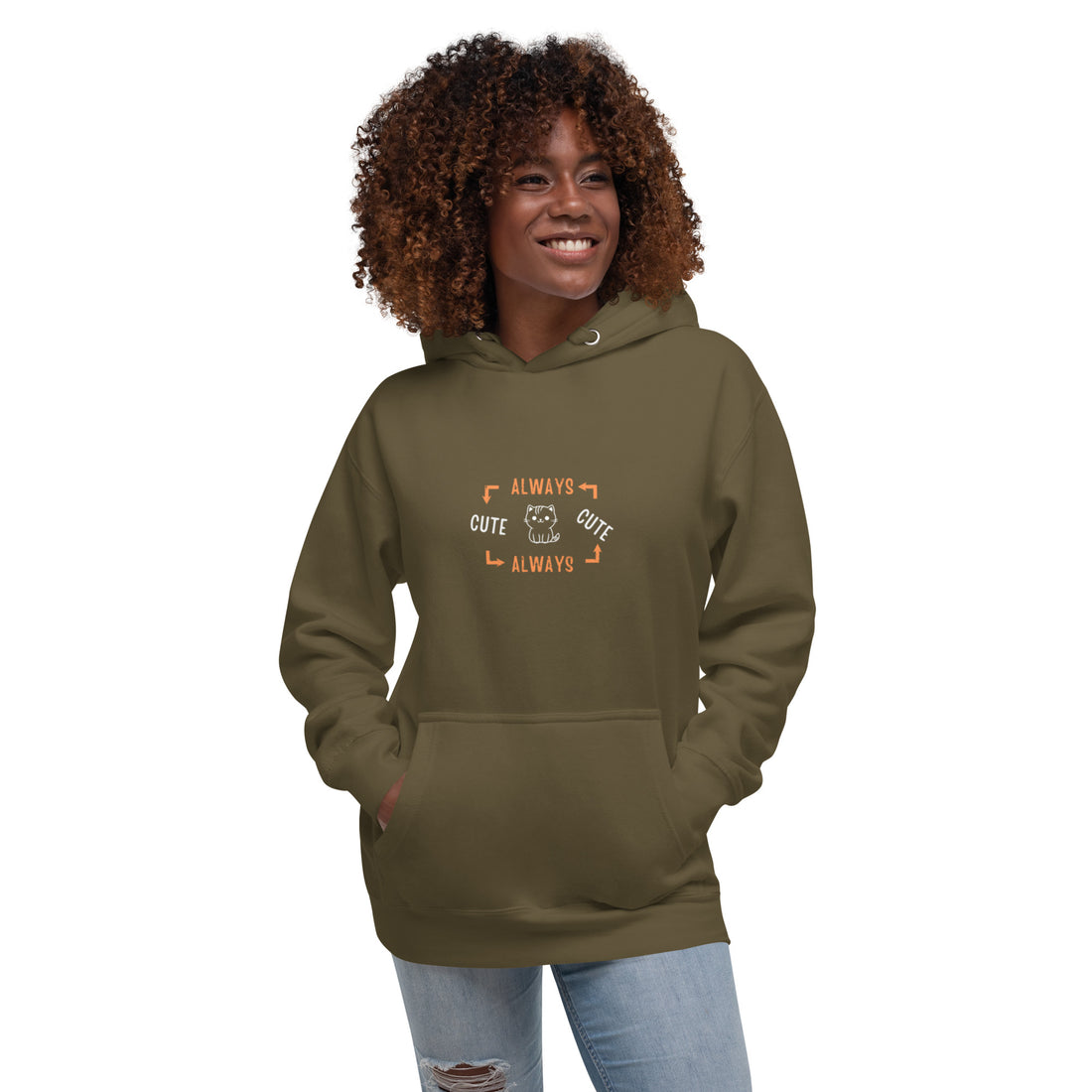 Always Cute Unisex Hoodie For Men and Women