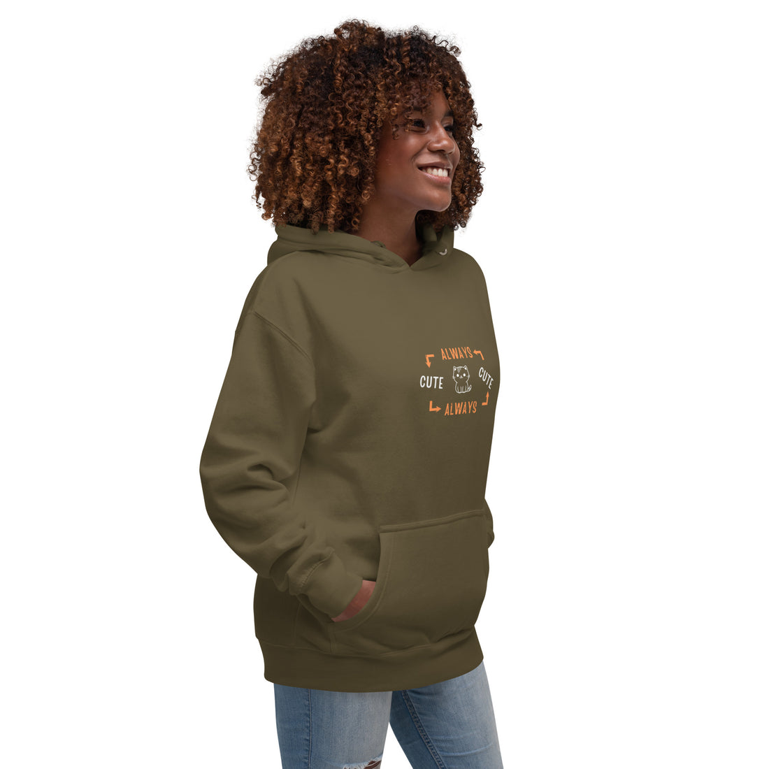 Always Cute Unisex Hoodie For Men and Women