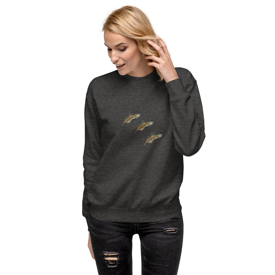 More Feathers Unisex Premium Sweatshirt