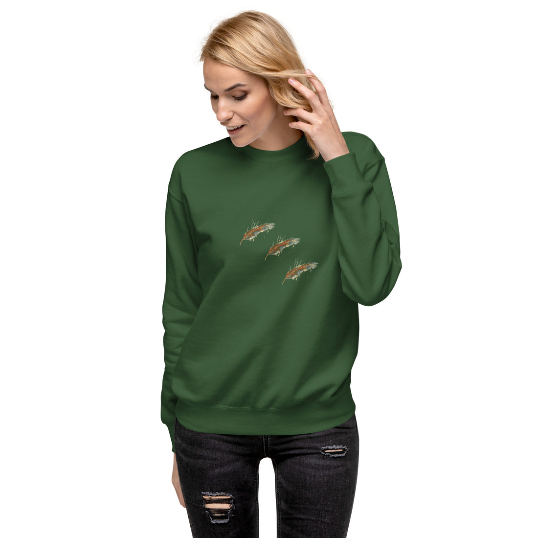 More Feathers Unisex Premium Sweatshirt