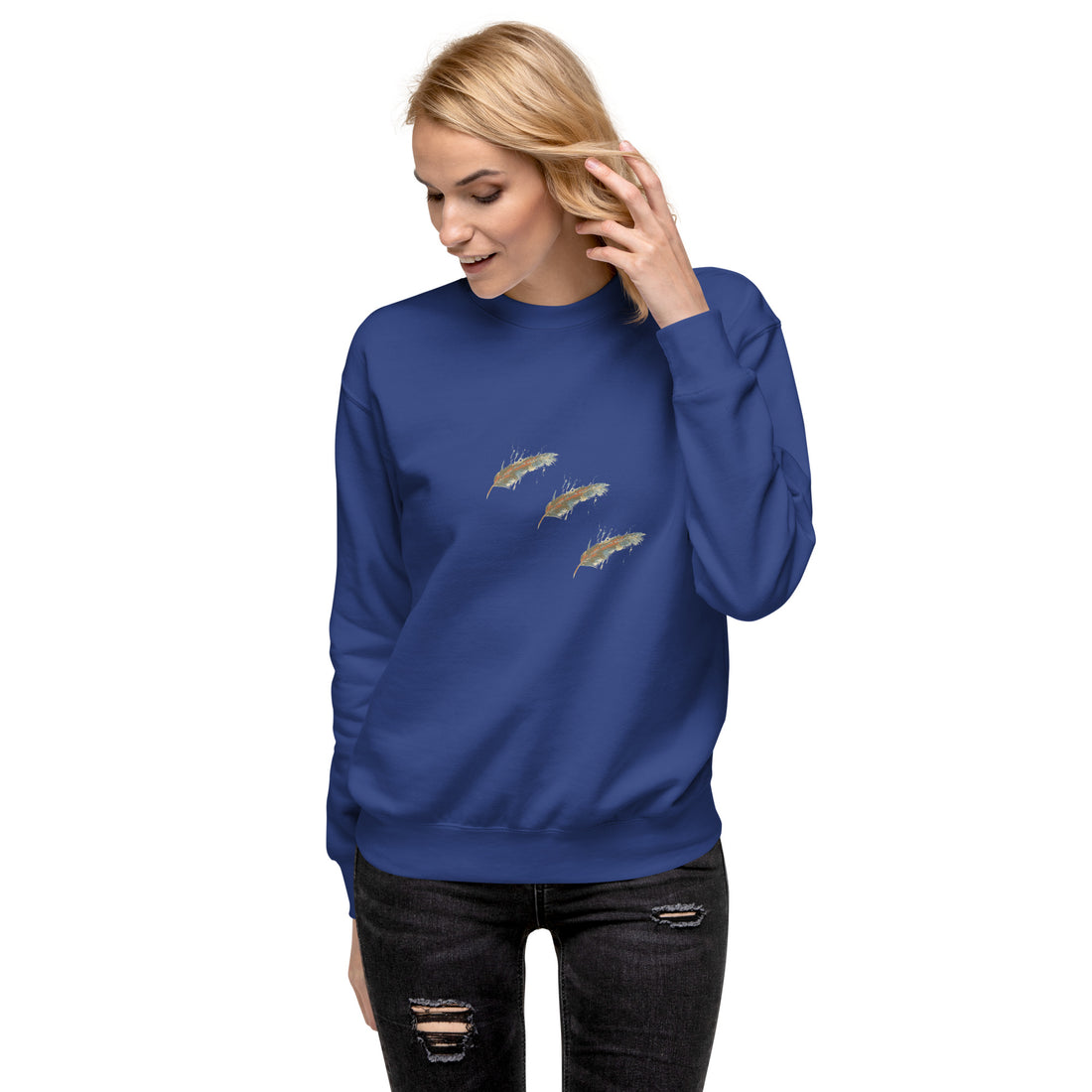 More Feathers Unisex Premium Sweatshirt