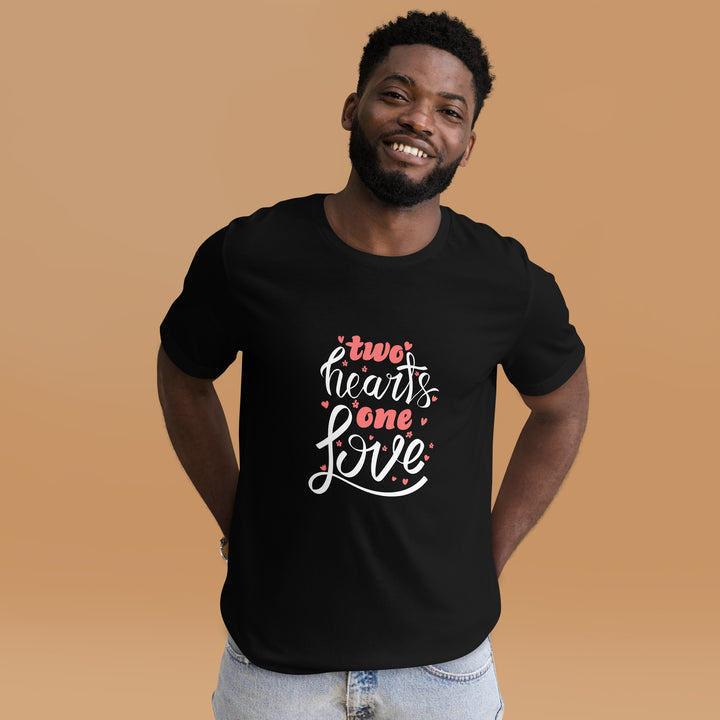 Two Hearts One Love Unisex t-shirt