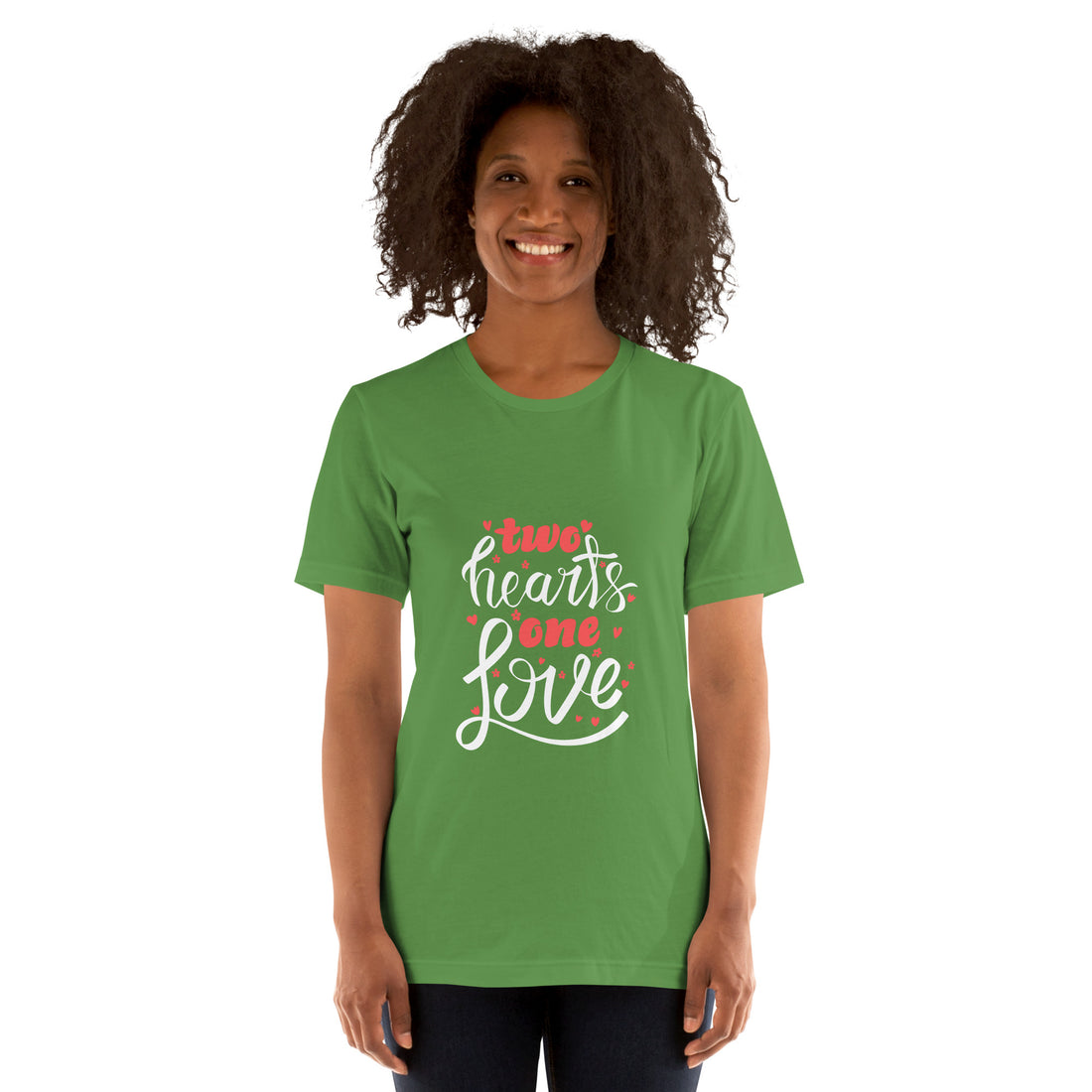 Two Hearts One Love  Unisex t-shirt