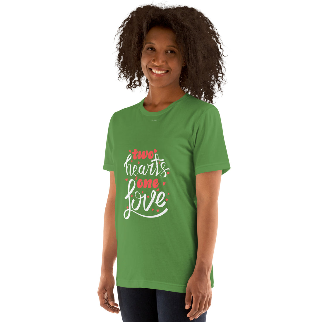 Two Hearts One Love  Unisex t-shirt