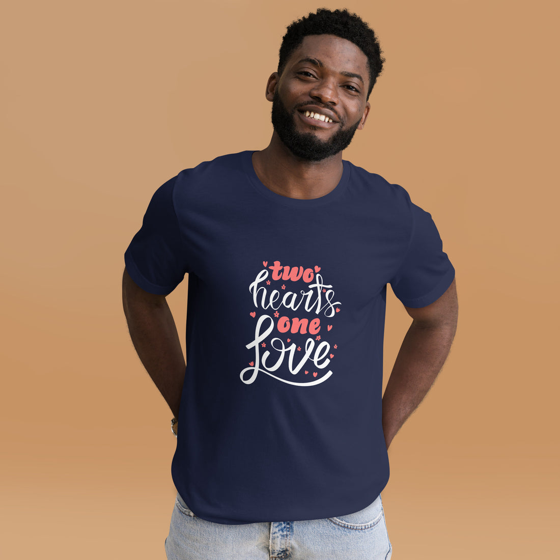 Two Hearts One Love Unisex t-shirt