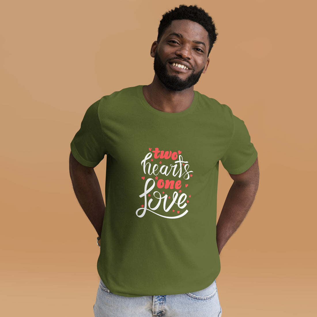 Two Hearts One Love Unisex t-shirt