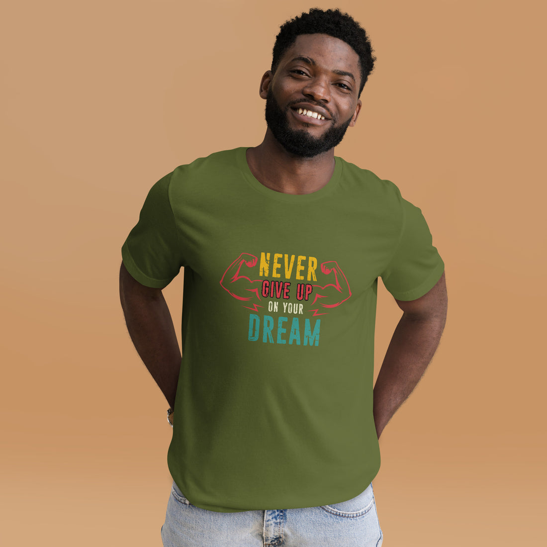 Never Give Up Dream Unisex t-shirt