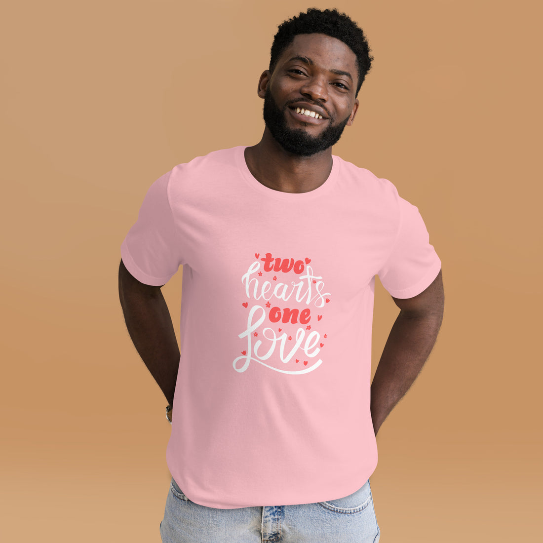 Two Hearts One Love Unisex t-shirt