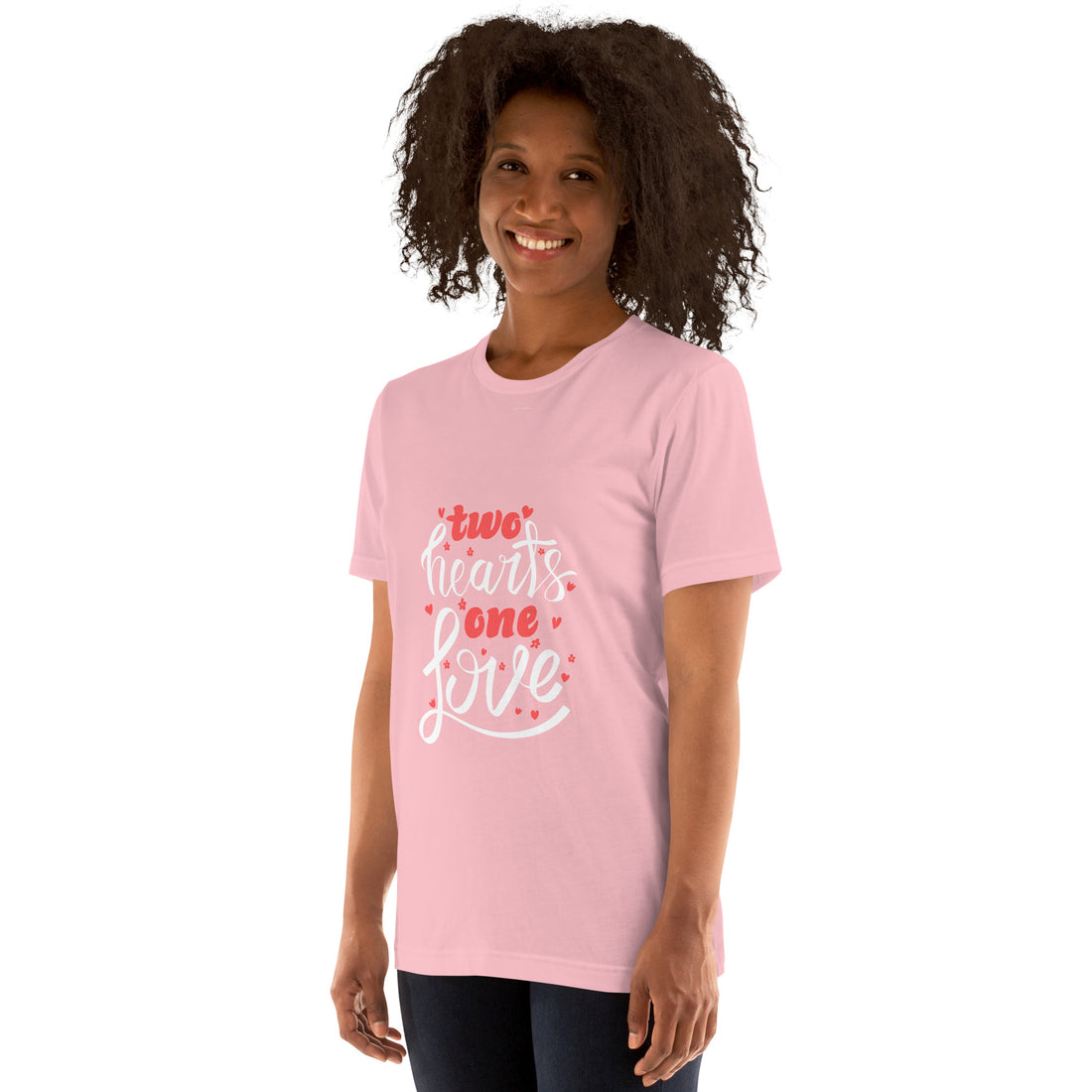 Two Hearts One Love  Unisex t-shirt