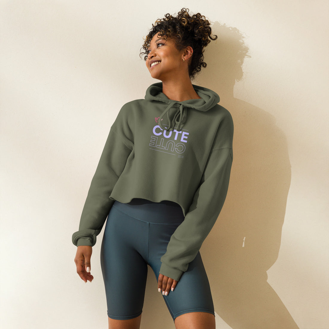 Cute Crop Hoodie For Women