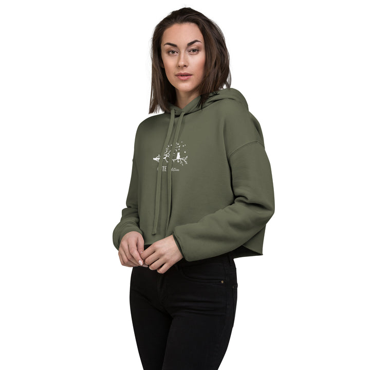 Cute Edition Crop Hoodie for Women