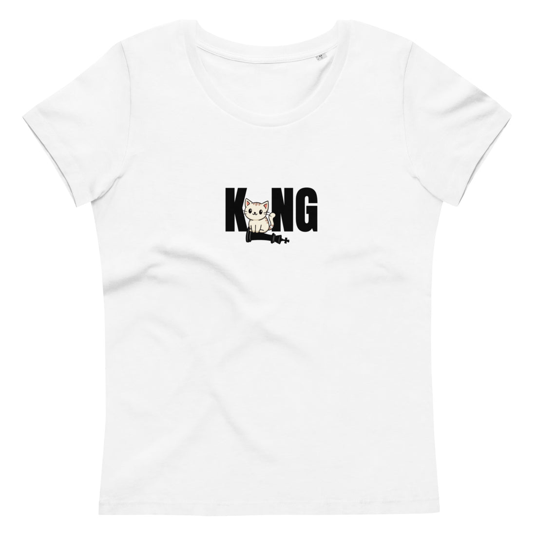 Cute King Women's fitted t-shirt