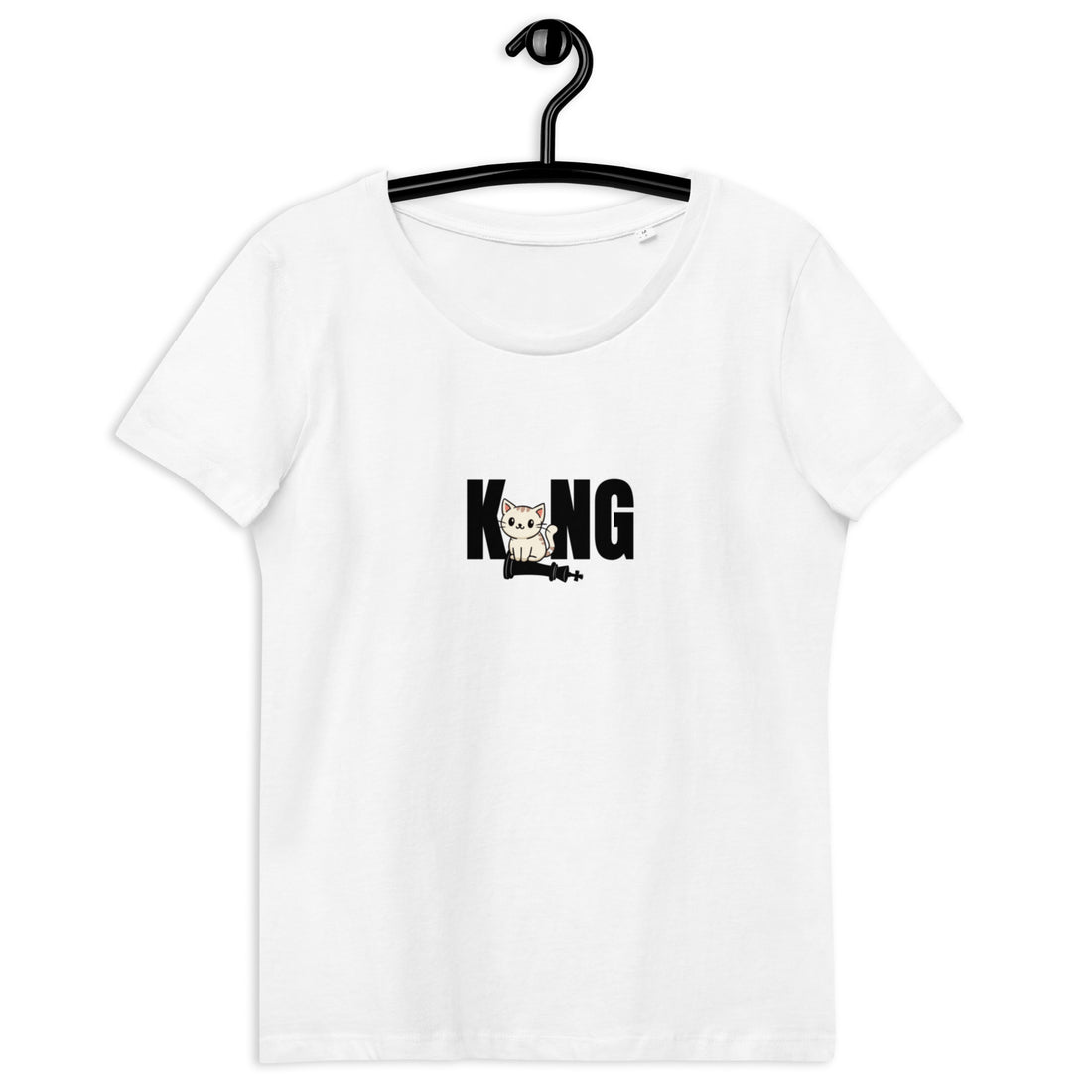 Cute King Women's fitted t-shirt