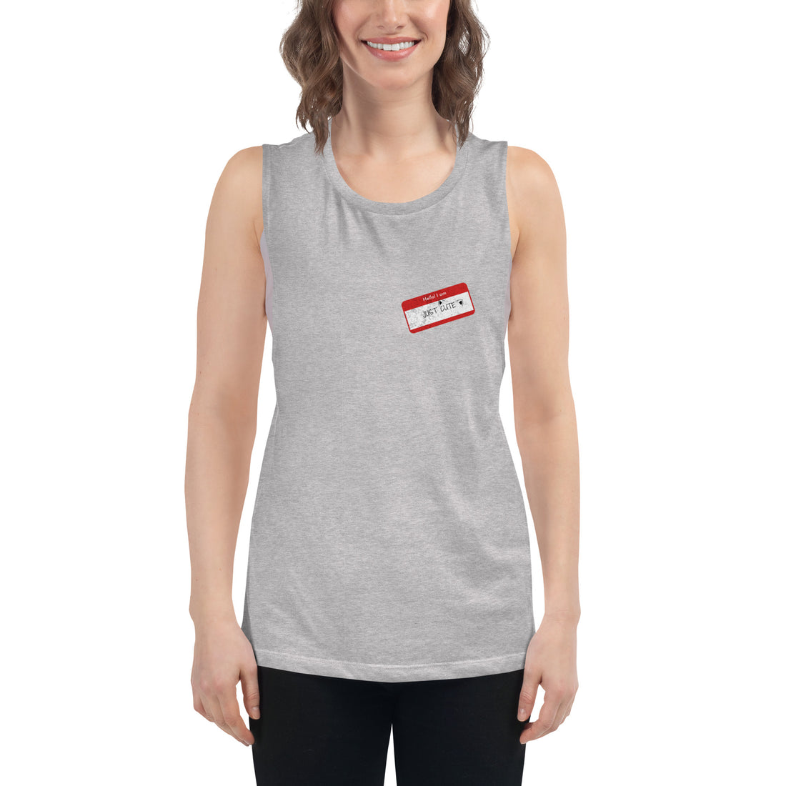 Cute Tag Ladies’ Muscle Tank