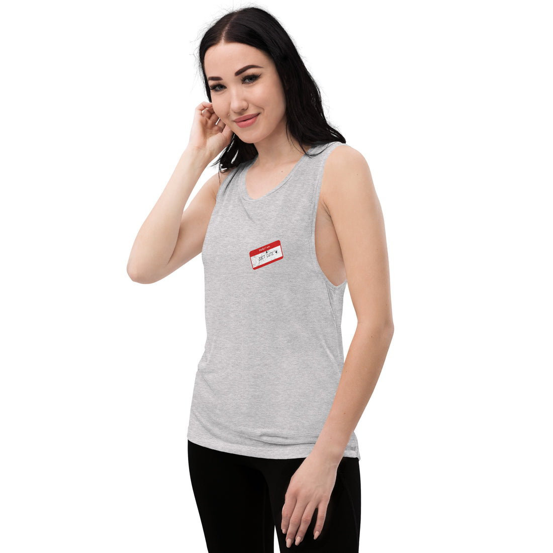 Cute Tag Ladies’ Muscle Tank