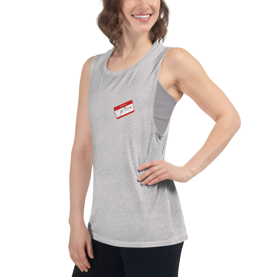 Cute Tag Ladies’ Muscle Tank