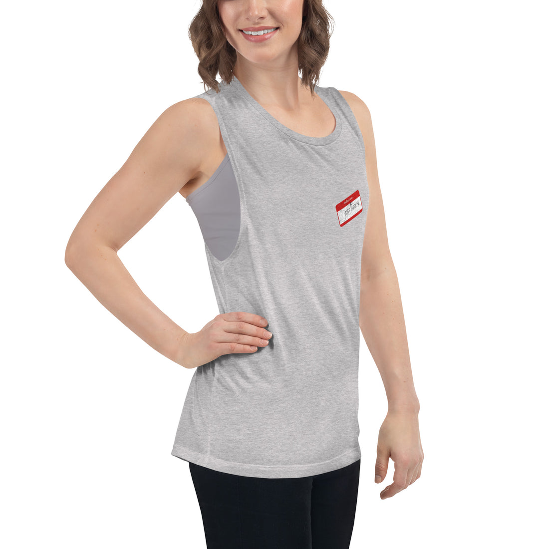 Cute Tag Ladies’ Muscle Tank