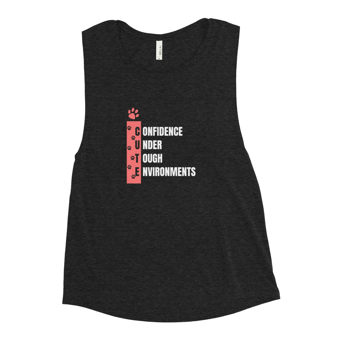 Cute Confidence Ladies’ Muscle Tank for Women