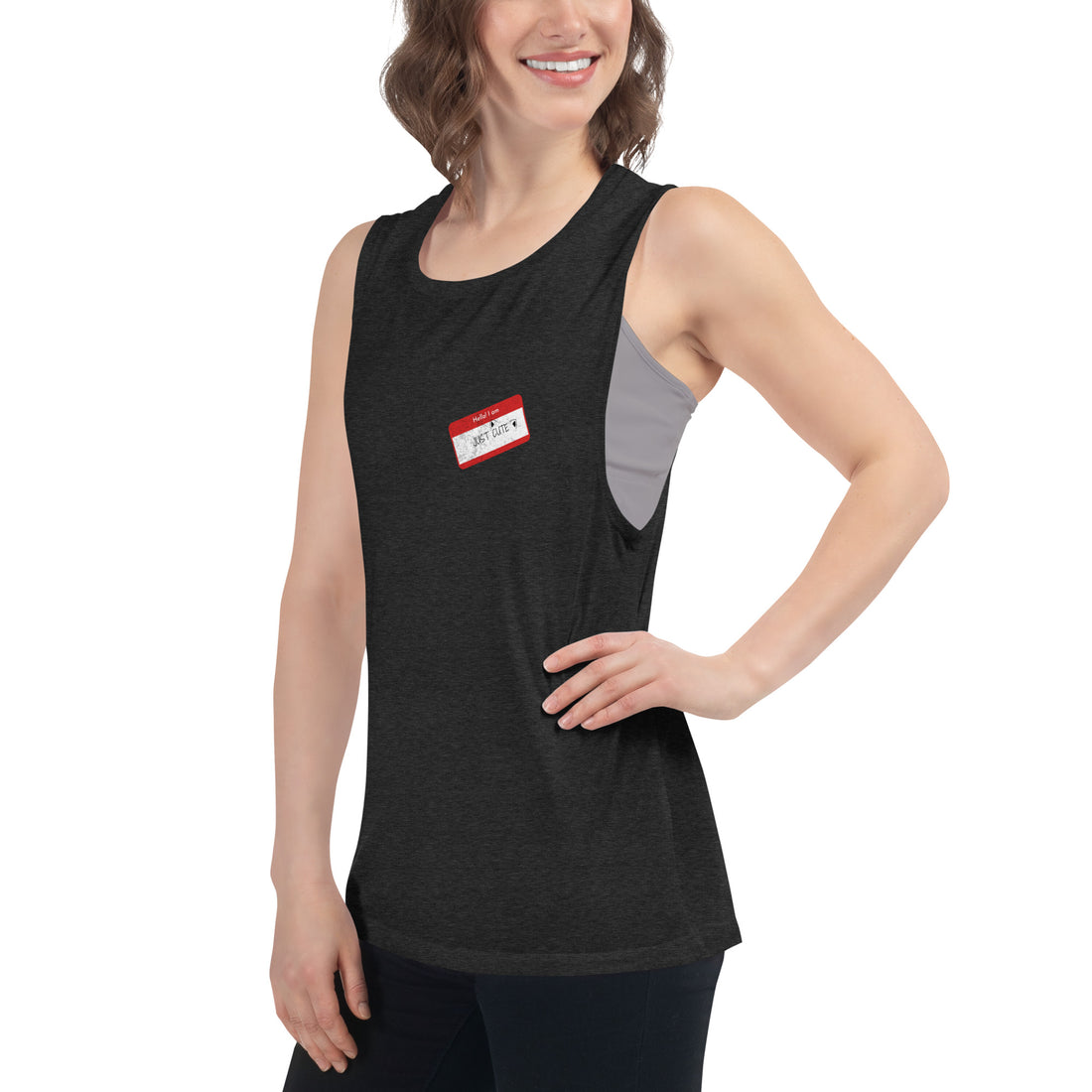 Cute Tag Ladies’ Muscle Tank