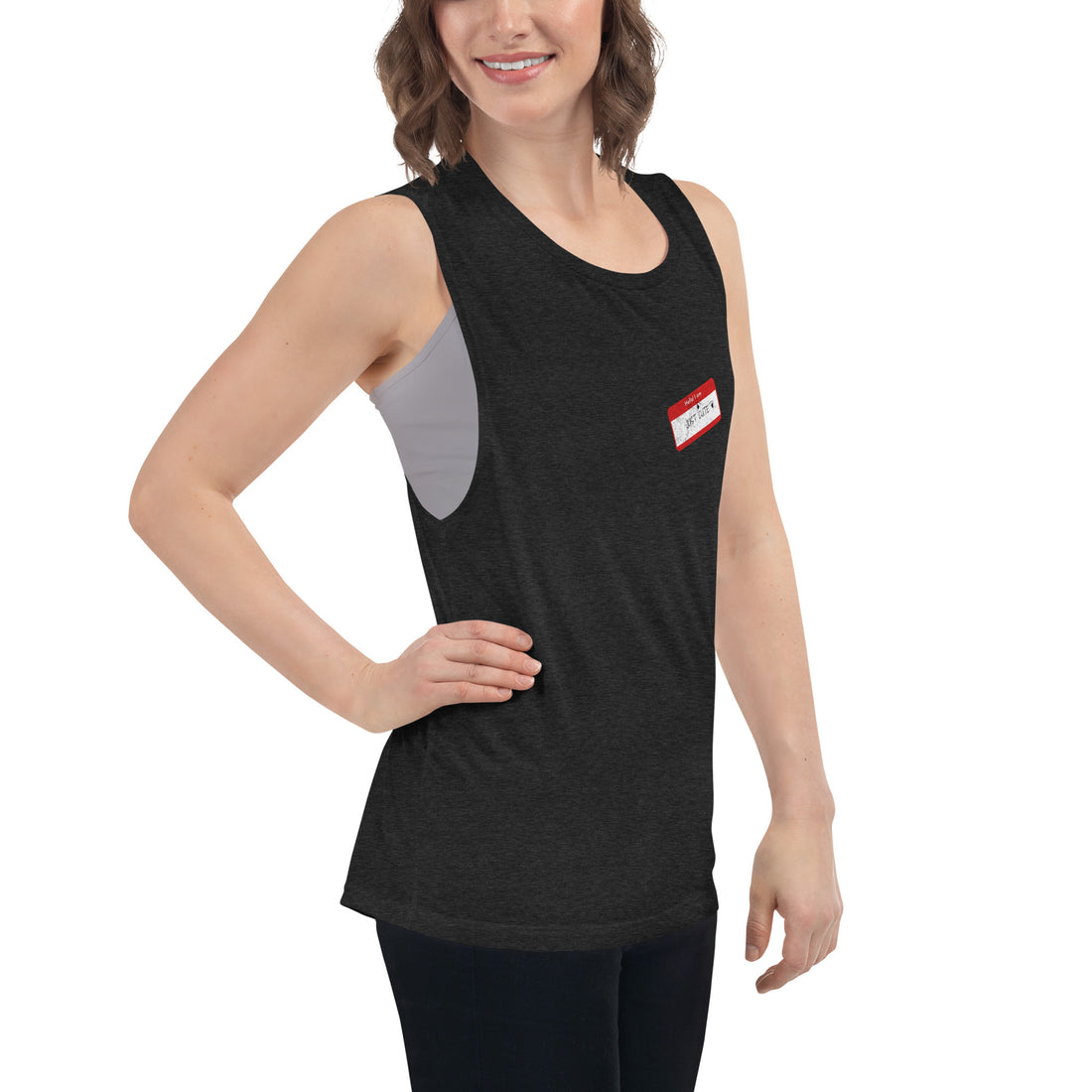 Cute Tag Ladies’ Muscle Tank